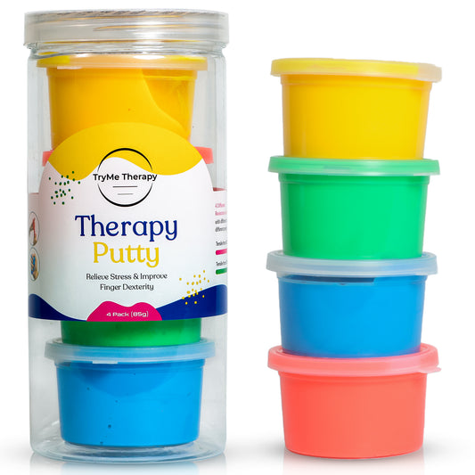 TryMe Therapy Putty for Adults and Kids - Hand Equipment Occupational Tools - Hand Exercise Putty Physical Therapy Putty Kit